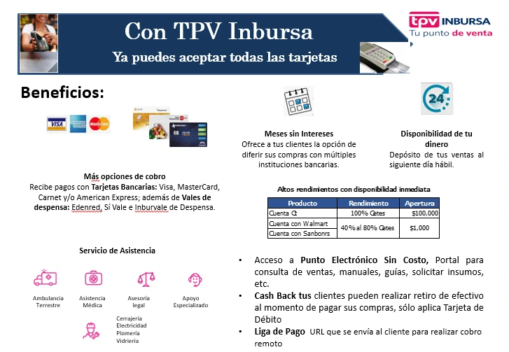 beneficios de la terminal punto de venta inbursa